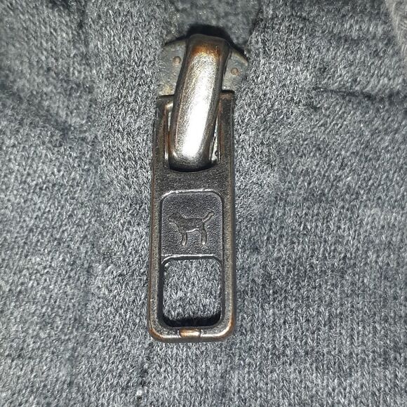 Sequin 2010 Victoria's Secret Pink Full Zip Hoodie Bling I ❤ Pink On‎ Back Small - Picture 6 of 6